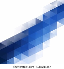 Blue Grid Mosaic Background, Creative Design Templates