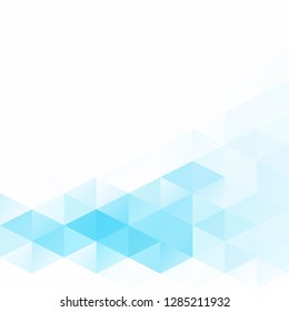 Blue Grid Mosaic Background, Creative Design Templates