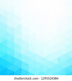 Blue Grid Mosaic Background, Creative Design Templates