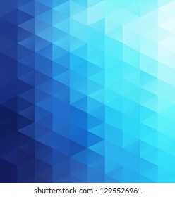 Blue Grid Mosaic Background, Creative Design Templates