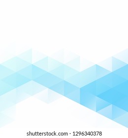 Blue Grid Mosaic Background, Creative Design Templates