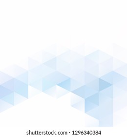 Blue Grid Mosaic Background, Creative Design Templates
