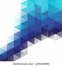 Blue Grid Mosaic Background, Creative Design Templates