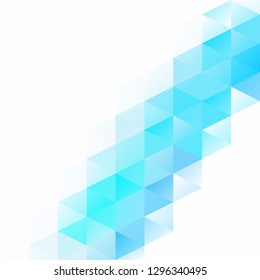 Blue Grid Mosaic Background, Creative Design Templates