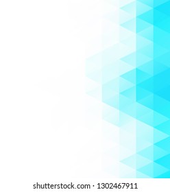 Blue Grid Mosaic Background, Creative Design Templates