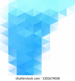 Blue Grid Mosaic Background, Creative Design Templates
