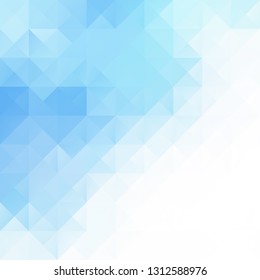 Blue Grid Mosaic Background, Creative Design Templates
