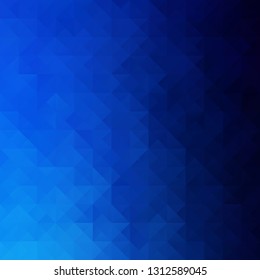 Blue Grid Mosaic Background, Creative Design Templates