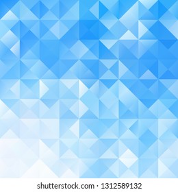 Blue Grid Mosaic Background, Creative Design Templates