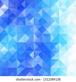 Blue Grid Mosaic Background, Creative Design Templates