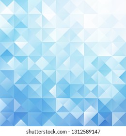 Blue Grid Mosaic Background, Creative Design Templates