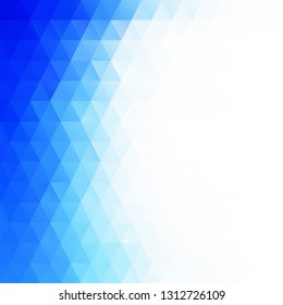 Blue Grid Mosaic Background, Creative Design Templates