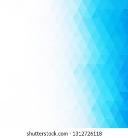 Blue Grid Mosaic Background, Creative Design Templates