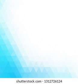 Blue Grid Mosaic Background, Creative Design Templates