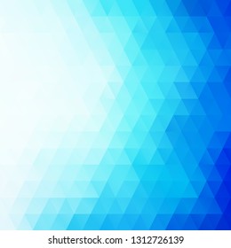 Blue Grid Mosaic Background, Creative Design Templates