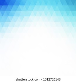 Blue Grid Mosaic Background, Creative Design Templates
