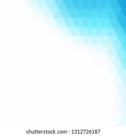Blue Grid Mosaic Background, Creative Design Templates