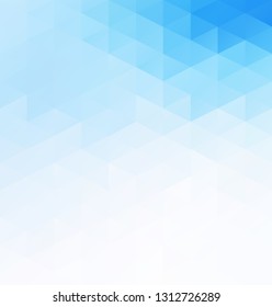 Blue Grid Mosaic Background, Creative Design Templates