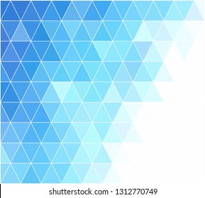 Blue Grid Mosaic Background, Creative Design Templates