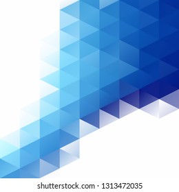 Blue Grid Mosaic Background, Creative Design Templates