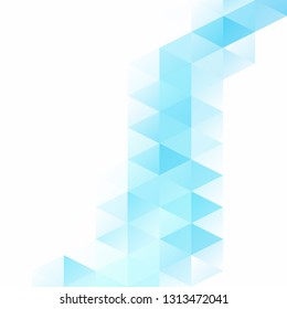 Blue Grid Mosaic Background, Creative Design Templates