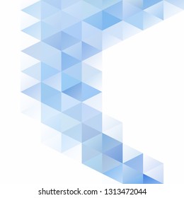 Blue Grid Mosaic Background, Creative Design Templates