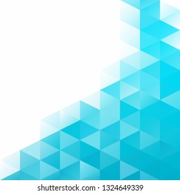 Blue Grid Mosaic Background, Creative Design Templates