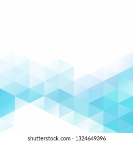 Blue Grid Mosaic Background, Creative Design Templates