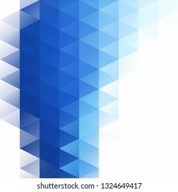 Blue Grid Mosaic Background, Creative Design Templates
