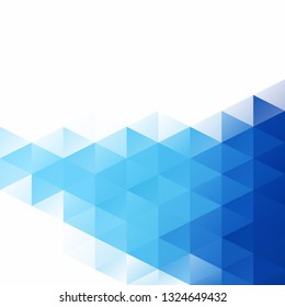 Blue Grid Mosaic Background, Creative Design Templates