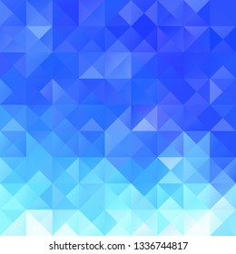 Blue Grid Mosaic Background, Creative Design Templates