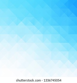 Blue Grid Mosaic Background, Creative Design Templates