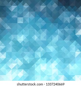 Blue Grid Mosaic Background, Creative Design Templates