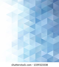 Blue Grid Mosaic Background, Creative Design Templates