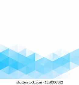 Blue Grid Mosaic Background, Creative Design Templates