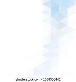 Blue Grid Mosaic Background, Creative Design Templates