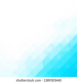 Blue Grid Mosaic Background, Creative Design Templates