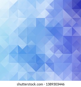 Blue Grid Mosaic Background, Creative Design Templates