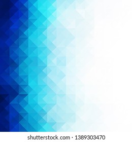 Blue Grid Mosaic Background, Creative Design Templates