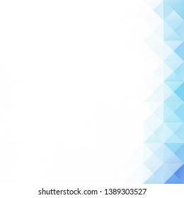 Blue Grid Mosaic Background, Creative Design Templates