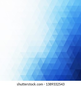 Blue Grid Mosaic Background, Creative Design Templates