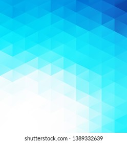 Blue Grid Mosaic Background, Creative Design Templates