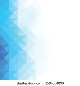 Blue Grid Mosaic Background, Creative Design Templates