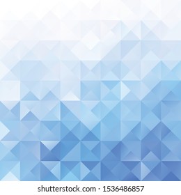 Blue Grid Mosaic Background, Creative Design Templates