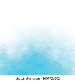 Blue Grid Mosaic Background, Creative Design Templates