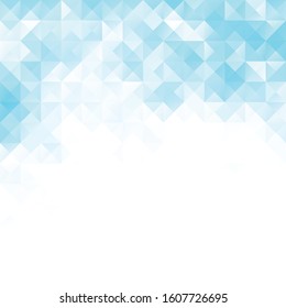 Blue Grid Mosaic Background, Creative Design Templates