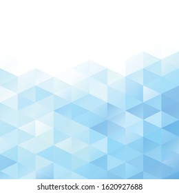 Blue Grid Mosaic Background, Creative Design Templates