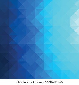 Blue Grid Mosaic Background, Creative Design Templates