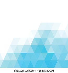 Blue Grid Mosaic Background, Creative Design Templates