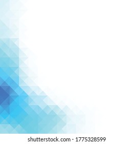 Fondo azul de mosaico de cuadrícula, plantillas de diseño creativas